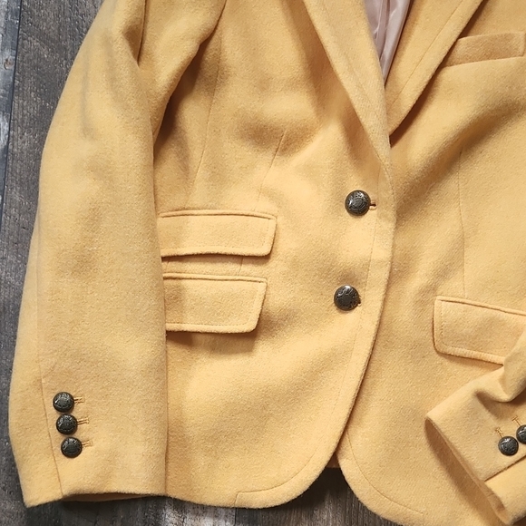Talbots Mustard Yellow Blazers & Suit Jackets - Picture 4 of 5